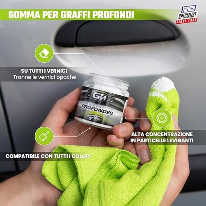 GS27 - REMOVES DEEP CAR SCRATCHES - EASY TO USE - FOR SCRATCHES WITH LARGE CUTS - 100 ML - Image 2